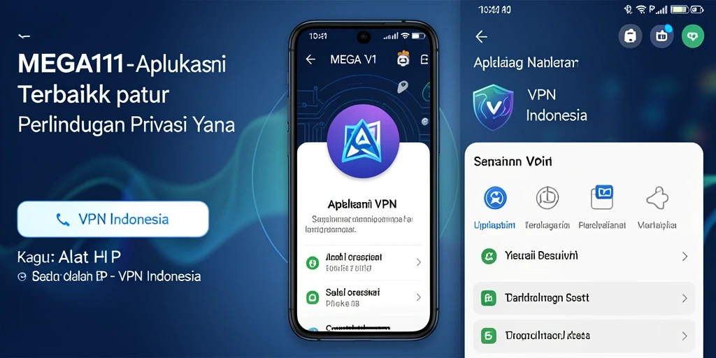 Tampilan antarmuka MEGA111 yang sederhana dan fungsional.