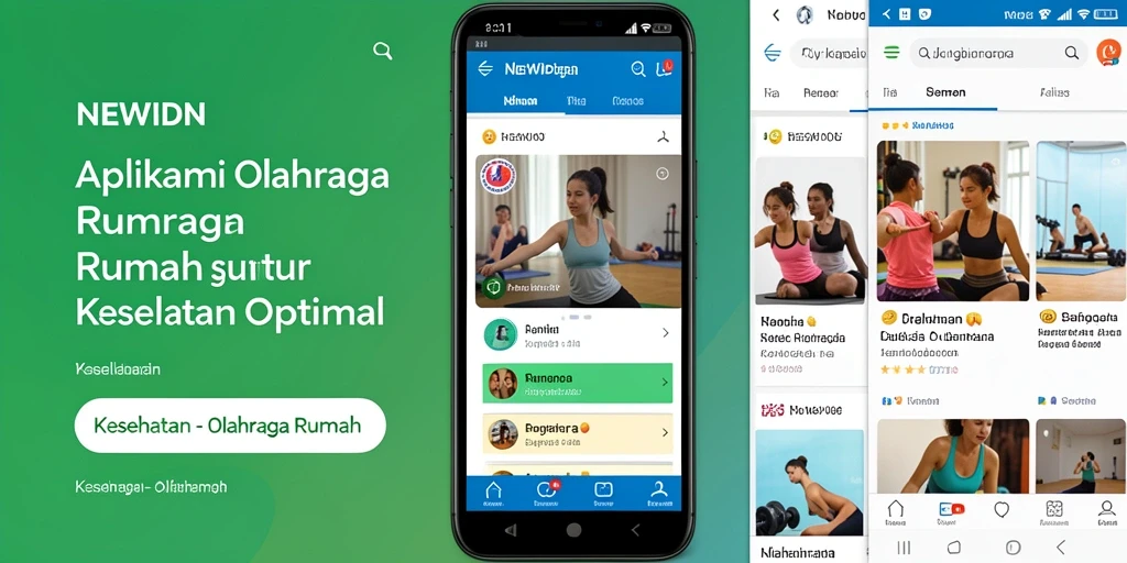 Tampilan antarmuka aplikasi NEWIDN yang menarik dan mudah digunakan.