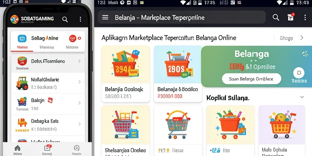 Screenshot utama menunjukkan antarmuka pengguna SOBATGAMING yang bersih dan fungsional.