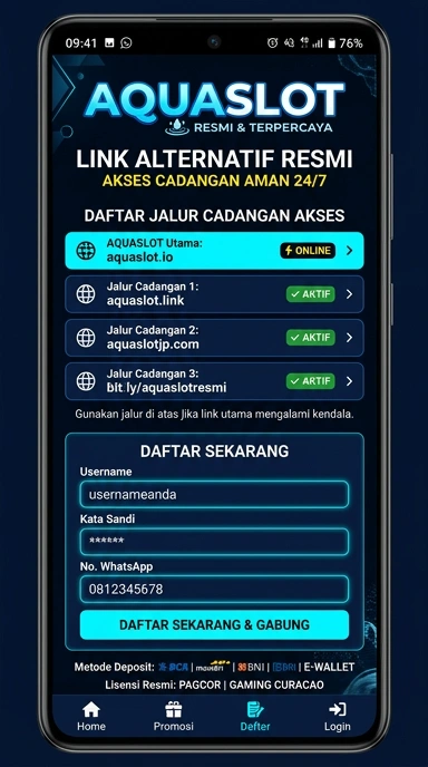 Link Alternatif Terpercaya aquaslot untuk Pengguna Android